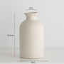 Minimalist Decorative Vase Modern Unique White Ceramic Flower Vases For Home Decor