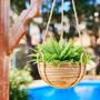 Garden Supplies Flower Pot Home Decoration Accessories Rattan Hanging Planter Basket
