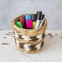 Mini Water Hyacinth Flower Basket Basket For Dining Table Decoration Pencil Cup Tiny For Office