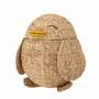 Natural Hand Woven Hyacinth Basket Durable Penguin Storage Basket with Lid For Kids