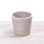 Natural Hand Woven Rattan Plant Pots Eco Friendly Braided Home Decor Pots For Plants