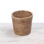 Natural Hand Woven Rattan Plant Pots Eco Friendly Braided Home Decor Pots For Plants