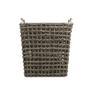 Resin Wicker Laundry Basket – Handheld Plastic Rattan Storage Basket