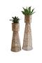 Set of 2 Seagrass Planter Pot Flower Pots Cover Storage Basket Plant Containers For Home Decoration