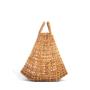 Water Hyacinth Storage Baskets Natural Woven Hanging Baskets For Fruit Flowers Decoration
