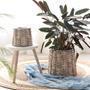 Wicker Weaving Grass Weaving Flower Pot Willow Basket Nordic Style