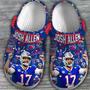 Buffalo Bills Josh Allen Nfl Sport Crocs Crocband Clogs Shoes