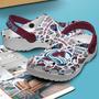 Calorado Avalanche Nhl Sport Crocs Crocband Clogs Shoes