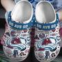 Colorado Avalanche Nhl Sport Crocs Crocband Clogs Shoes