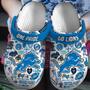 Detroit Lions Nfl Sport Crocs Crocband Clogs Shoes