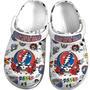 Grateful Dead Music Crocs Crocband Clogs Shoes