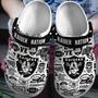 Las Vegas Raiders Nfl Sport Crocs Crocband Clogs Shoes