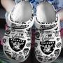 Las Vegas Raiders Nfl Sport Crocs Crocband Clogs Shoes