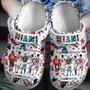 Lionel Messi Miami Sport Crocs Crocband Clogs Shoes