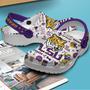 Lsu Tigers Ncaa Sport Crocs Crocband Clogs Shoes