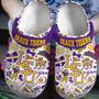 Lsu Tigers Ncaa Sport Crocs Crocband Clogs Shoes