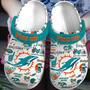 Miami Dolphins Nfl Sport Crocs Crocband Clogs Shoes