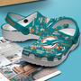 Miami Dolphins Nfl Sport Crocs Crocband Clogs Shoes