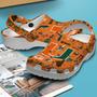 Miami Hurricanes Ncaa Sport Crocs Crocband Clogs Shoes