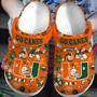 Miami Hurricanes Ncaa Sport Crocs Crocband Clogs Shoes