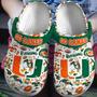 Miami Hurricanes Ncaa Sport Crocs Crocband Clogs Shoes