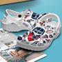 New England Patriots Nfl Sport Crocs Crocband Clogs Shoes