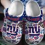 New York Giants Nfl Sport Crocs Crocband Clogs Shoes