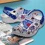 New York Rangers Nhl Sport Crocs Crocband Clogs Shoes