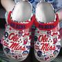 Ole Miss Rebels Ncaa Sport Crocs Crocband Clogs Shoes