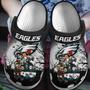 Philadelphia Eagles Nfl Sport Crocs Crocband Clogs Shoes