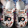 Philadelphia Flyers Nhl Sport Crocs Crocband Clogs Shoes