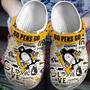 Pittsburgh Penguins Nhl Sport Crocs Crocband Clogs Shoes