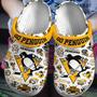 Pittsburgh Penguins Nhl Sport Crocs Crocband Clogs Shoes