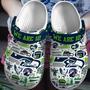 Seattle Seahawks Nfl Sport Crocs Crocband Clogs Shoes