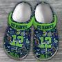 Seattle Seahawks Nfl Sport Crocs Crocband Clogs Shoes