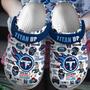 Tennessee Titans Nfl Sport Crocs Crocband Clogs Shoes