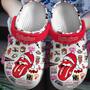 The Rolling Stones Music Crocs Crocband Clogs Shoes