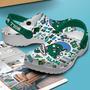 Tulane Green Wave Ncaa Sport Crocs Crocband Clogs Shoes