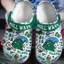 Tulane Green Wave Ncaa Sport Crocs Crocband Clogs Shoes