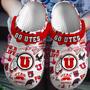 Utah Utes Ncaa Sport Crocs Crocband Clogs Shoes