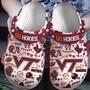 Virginia Tech Hokies Ncaa Sport Crocs Crocband Clogs Shoes