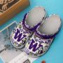 Washington Huskies Ncaa Sport Crocs Crocband Clogs Shoes