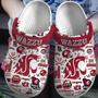 Washington State Cougars Ncaa Sport Crocs Crocband Clogs Shoes