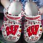 Wisconsin Badgers Ncaa Sport Crocs Crocband Clogs Shoes