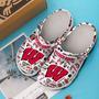 Wisconsin Badgers Ncaa Sport Crocs Crocband Clogs Shoes