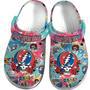 Grateful Dead Music Crocs Crocband Clogs Shoes