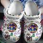 Grateful Dead Music Crocs Crocband Clogs Shoes