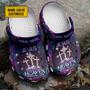 Jesus Because Of Him Heaven Knows My Name Customized Crocs Crocband Clogs Shoes Gift For Jesus Lovers