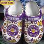 Los Angeles Lakers Nba Sport Crocs Crocband Clogs Shoes