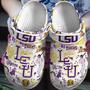 Lsu Tigers Ncaa Sport Crocs Crocband Clogs Shoes